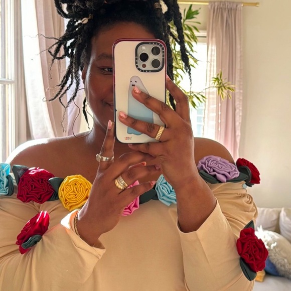 Samantha Pleet Persephone Garland Blouse - Picture 2 of 7